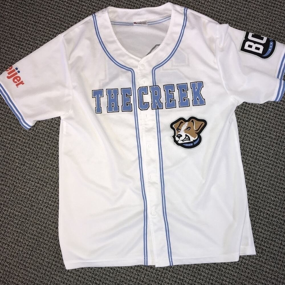 Battle Creek Bombers 2024 Giveaway Baseball Jersey Medium White